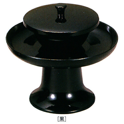 楽天市場】仏具 仏器・茶器 | 高茶台 1個入 4.5寸 黒・朱 茶台