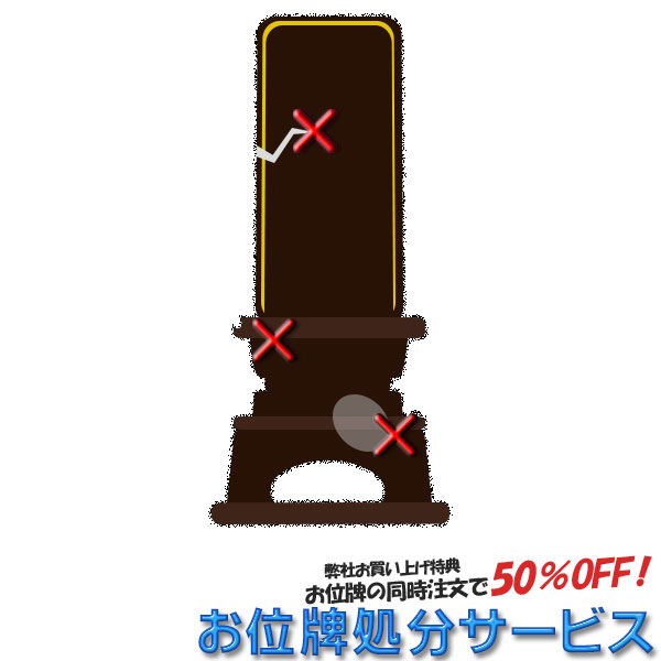 位牌供養・法要 位牌取り計らうお持て成し【位牌ご供養料＋位牌取り計らう料】