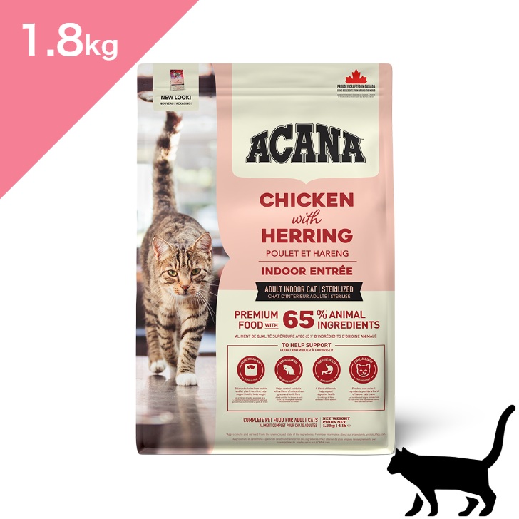 楽天市場】NEW アカナ インドアエントリー キャット 1.8kg （正規品