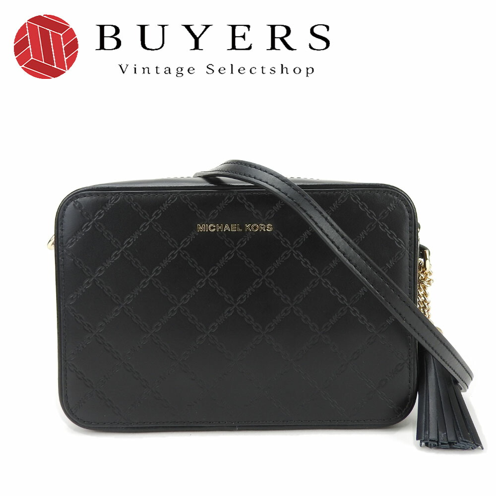 美品✨マイケルコース　レザー メッセンジャーバッグ ブラック シボ　シルバー金具 楽天市場】美品 Michael Kors マイケルコース ミレラ ブラックマルチ
