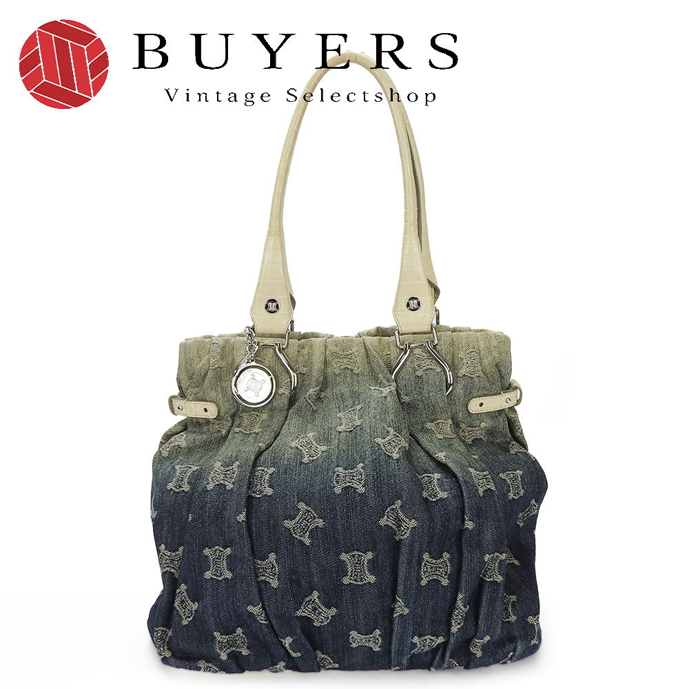 楽天市場】【中古】CELINE セリーヌ トートバッグ デニム