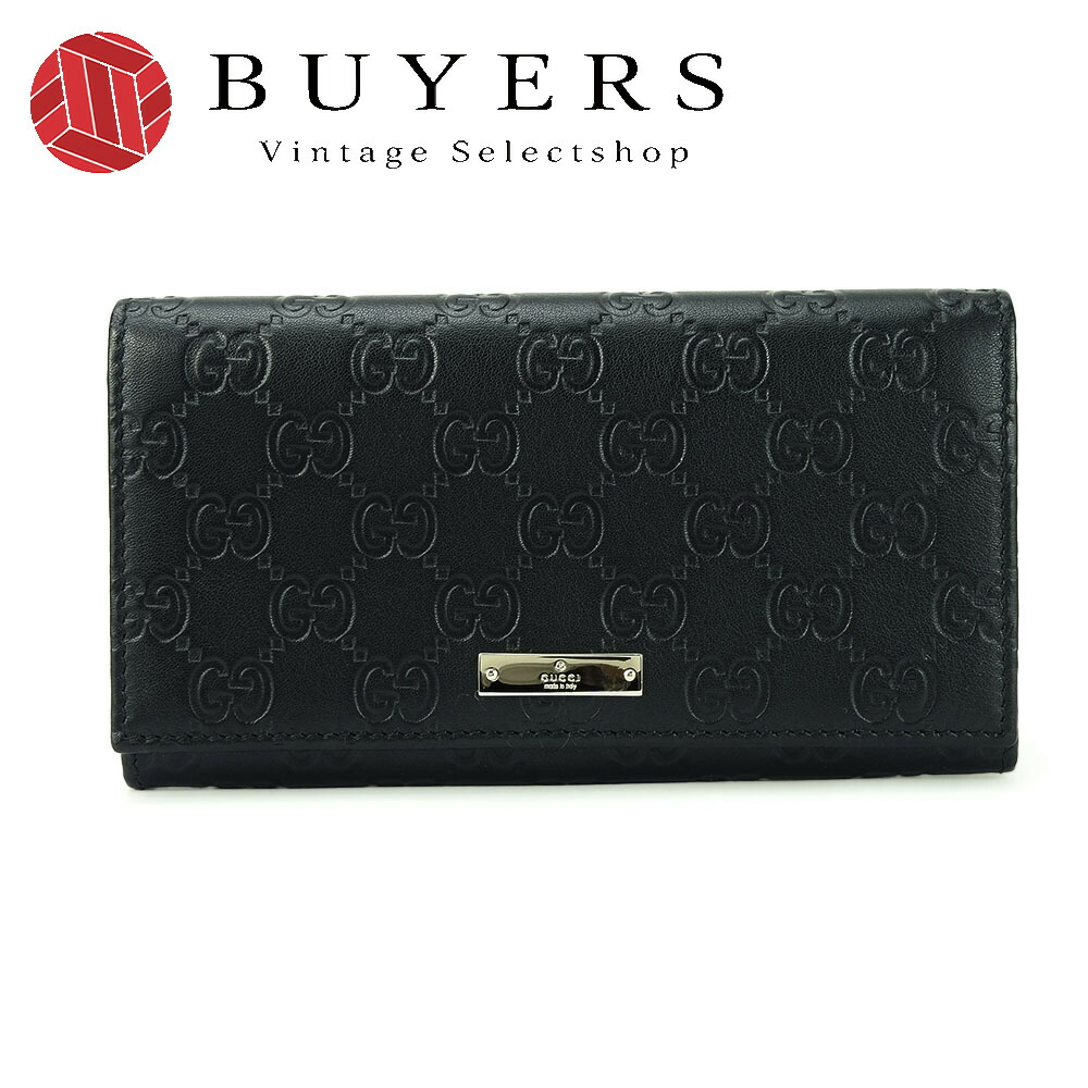楽天市場】【中古】GUCCI ラウンドファスナー長財布 グッチシマ レザー