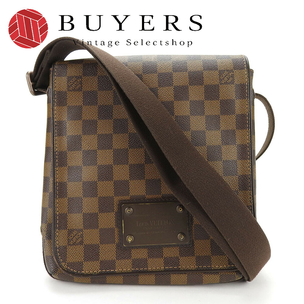 楽天市場】ルイヴィトン ポシェットプラットブルックリン ダミエ