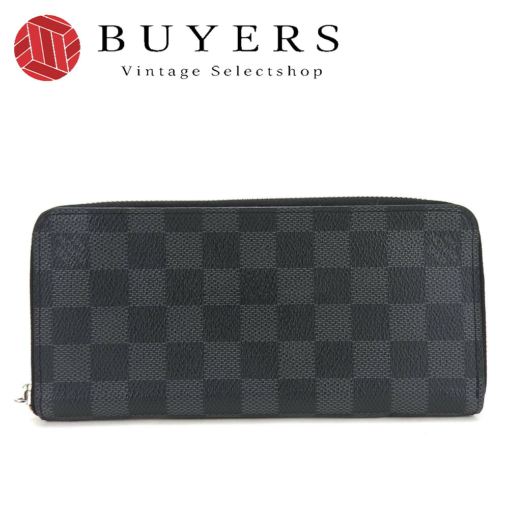 ルイ ヴィトン◎ヴェルティカル ダミエ グラフィット ラウンドファスナー 長財布 LOUIS VUITTON】ルイヴィトン『ダミエ グラフィット ジッピー