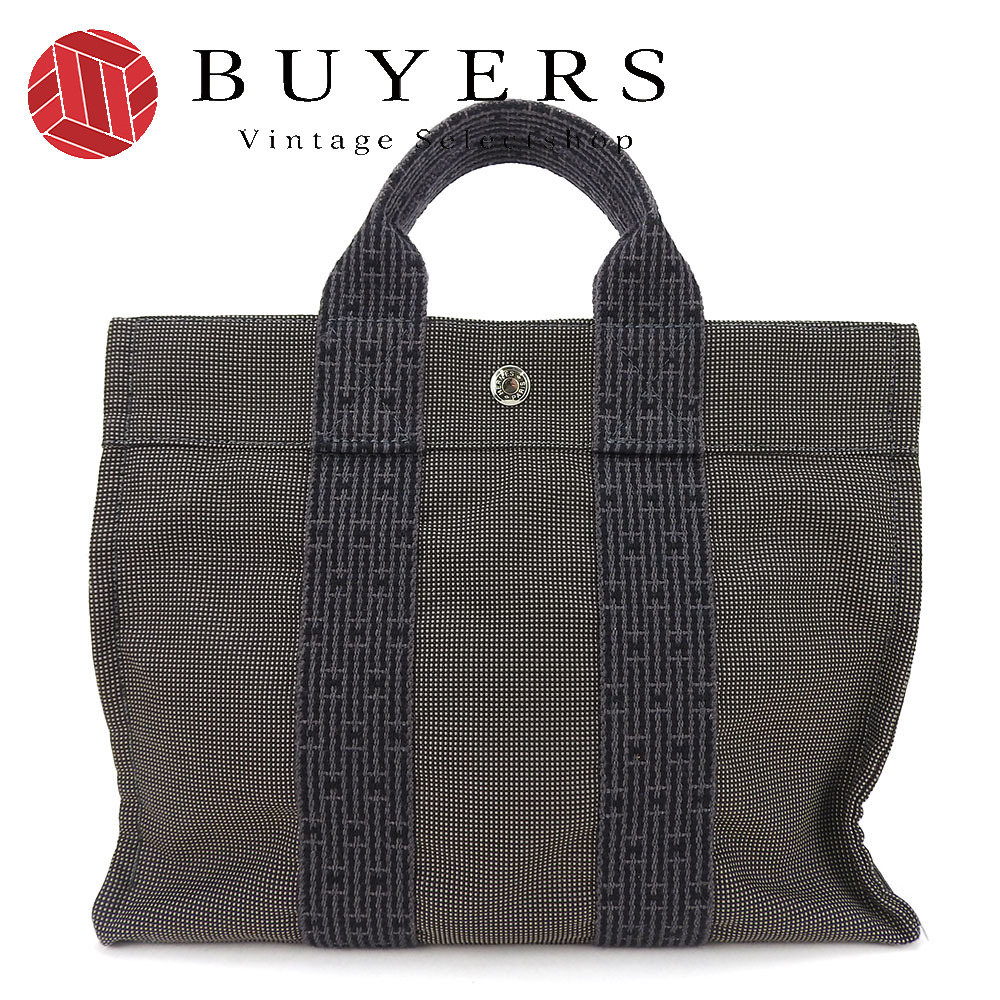 美品✨エルメス　エールライン　トートバッグ　A4収納可能　グレー　ユニセックス 楽天市場】【中古】 エルメス トートバッグ エールライン PM