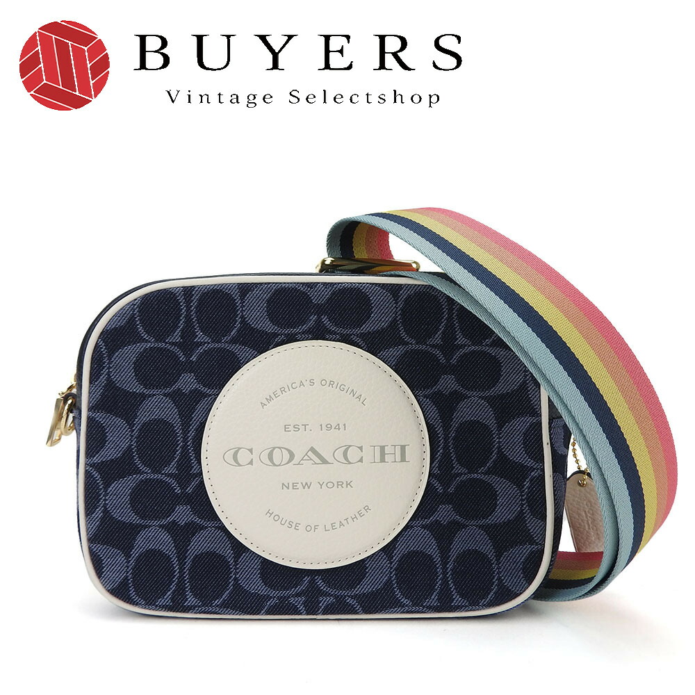 楽天市場】COACH コーチ/デニムレザーワンショルダーミニバック
