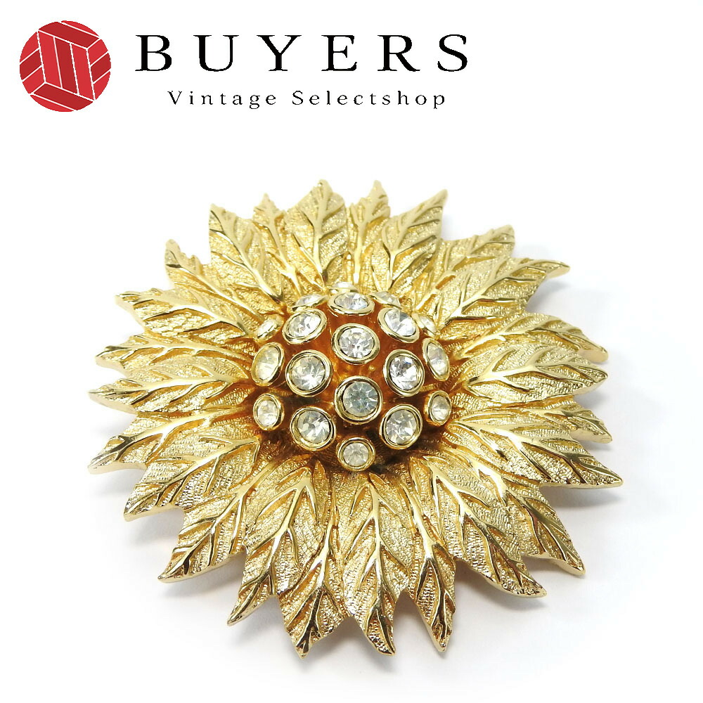 ［激レア　未使用級］ディオール　薔薇　シルバー　ラインストーン　ブローチ 450637-01_600x600_crop_center.