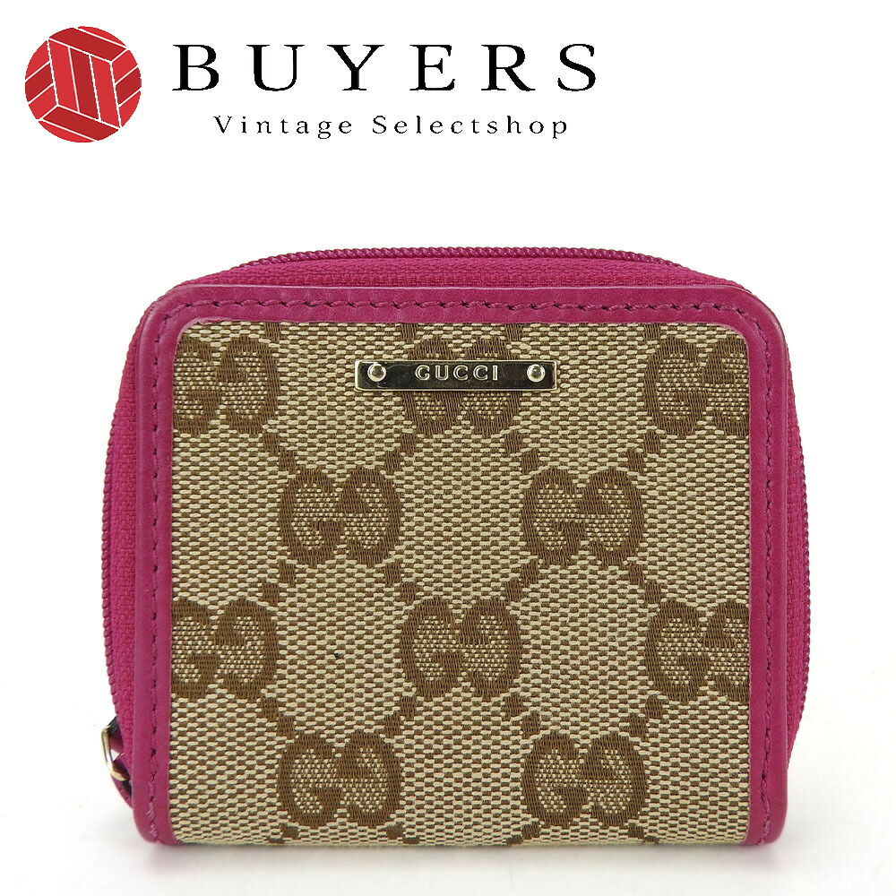 極美品　GUCCI シマ コインケース コンパクトジップ a762 極美品 GUCCI シマ コインケース コンパクトジップ a762 極美品