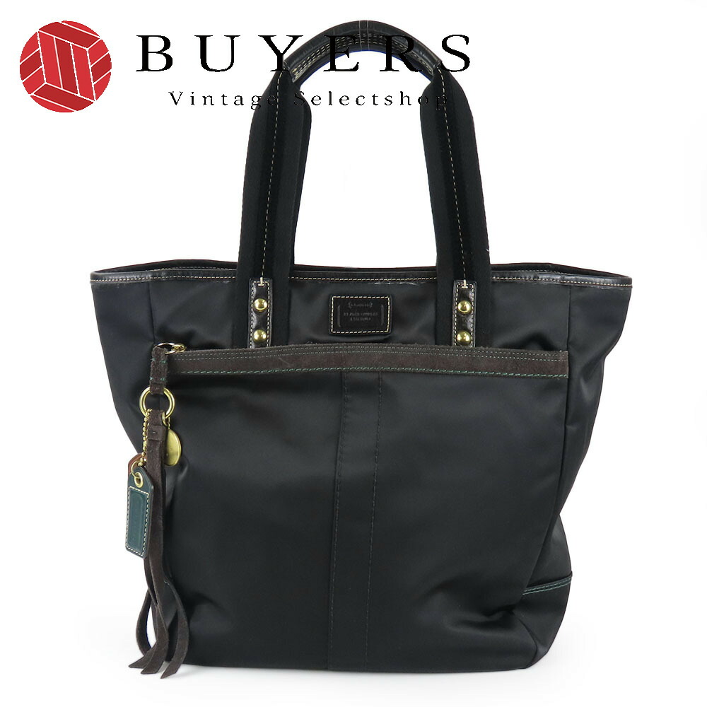 楽天市場】コーチ トートバッグ オールド レザー トート 革 ブラック