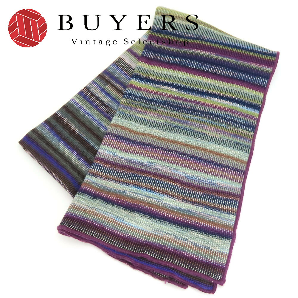 楽天市場】MISSONI ミッソーニ マフラー マルチカラー ストライプ柄