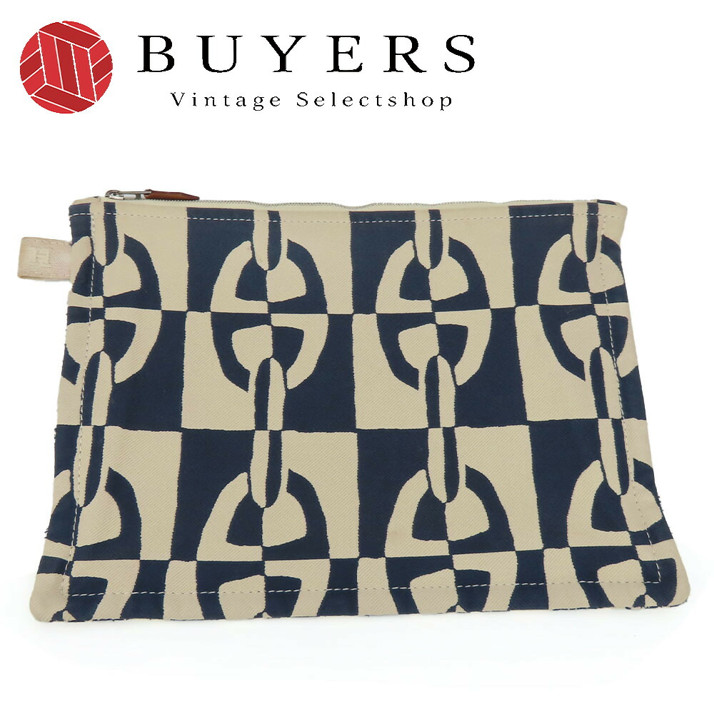 ❤未使用品❤フラットポーチ バルオボン トワルH セカンドバッグ エルメス imgrc0100117943.jpg