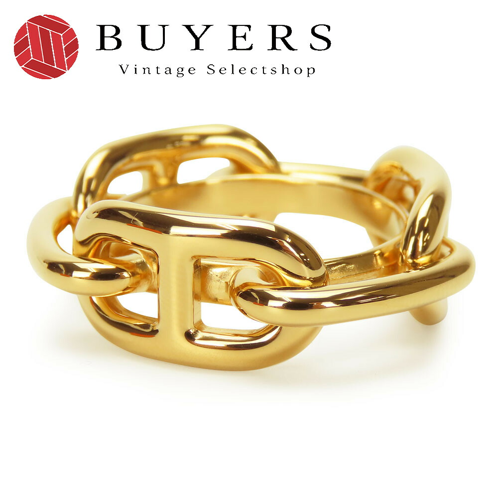 楽天市場】エルメス HERMES シェーヌダンクル スカーフリング ゴールド