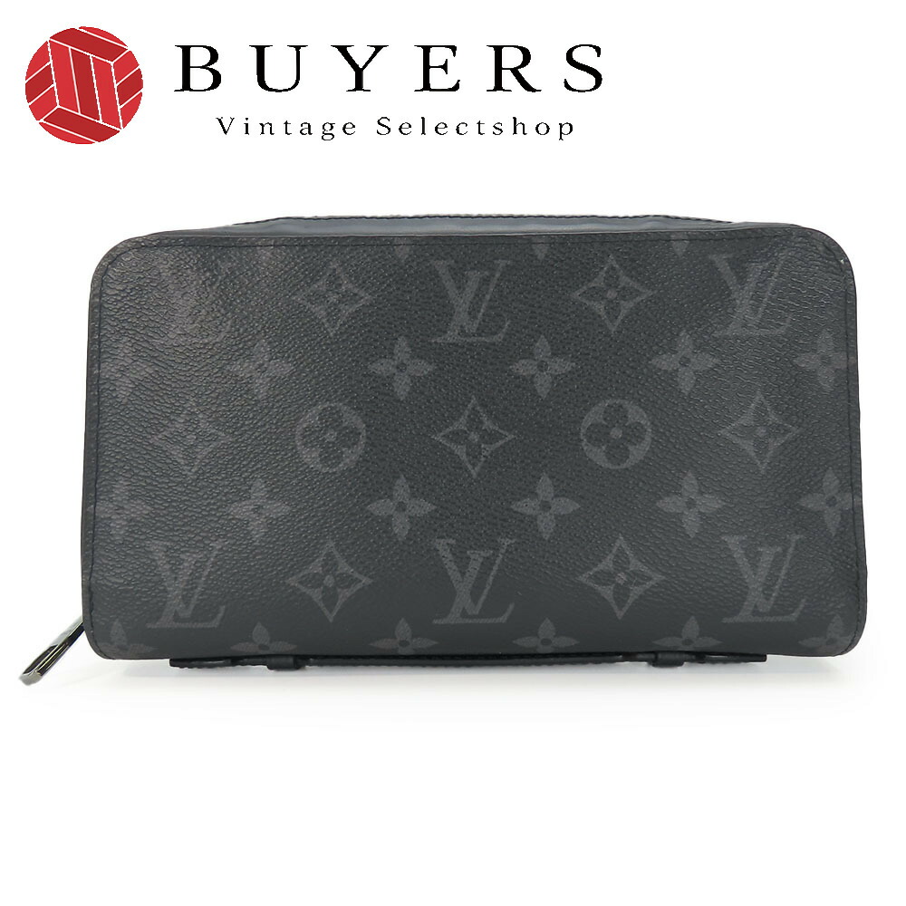 【美品】ルイヴィトン モノグラム エクリプス ジッピーXL 財布 セカンドバッグ 美品✨ ルイヴィトン ジッピーXL エクリプス セカンドバッグ 長