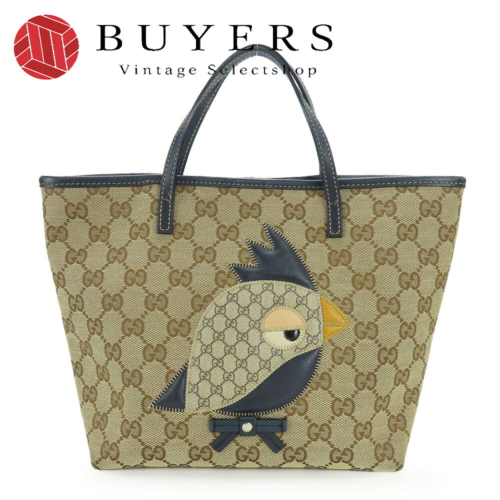 はっち GUCCI】グッチ『チルドレンズ ZOO パパガッロ ハンドバッグ