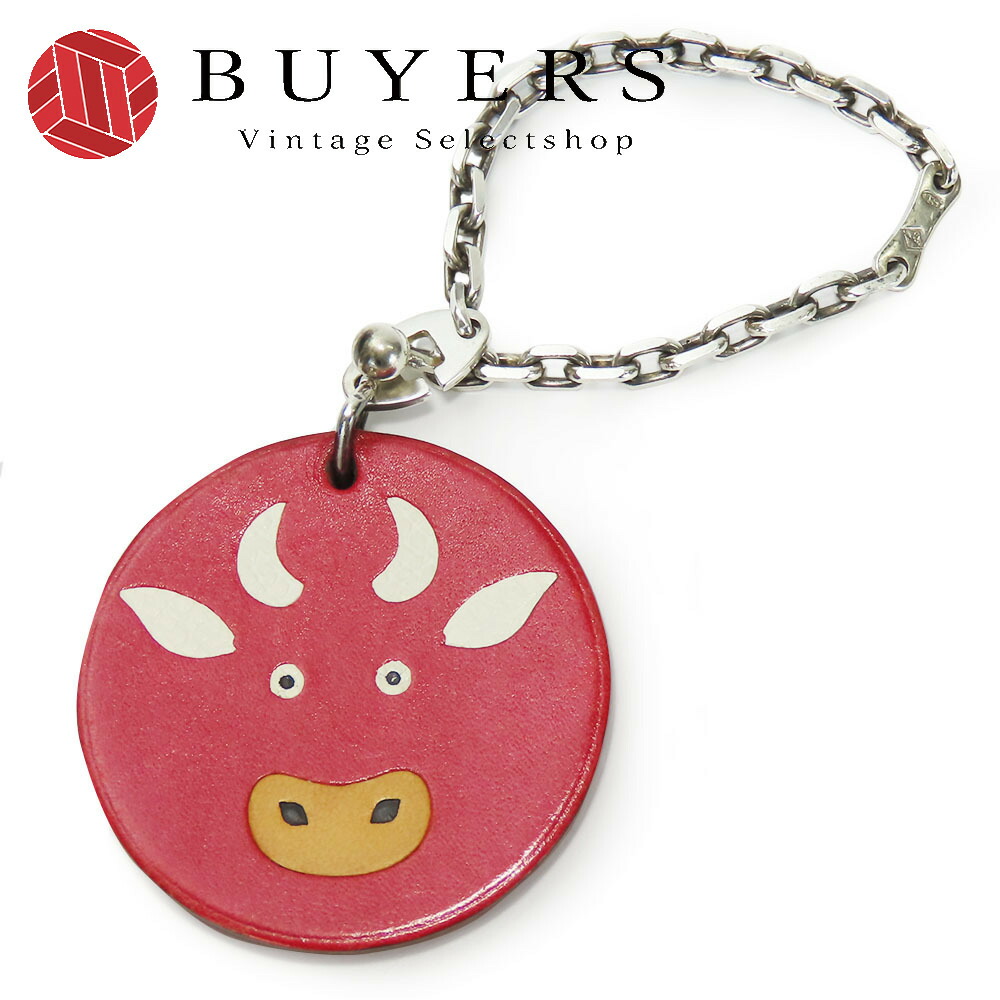 楽天市場】エルメス チャーム バッグチャーム カデナ 馬 犬 H