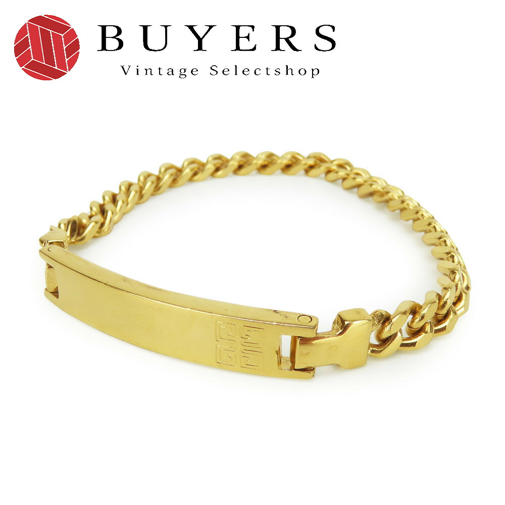 美品 ■ ジバンシイ GIVENCHY ブレスレット ■石付き GP ゴールド系 楽天市場】【中古】 ジバンシー ブレスレット メタル ゴールド