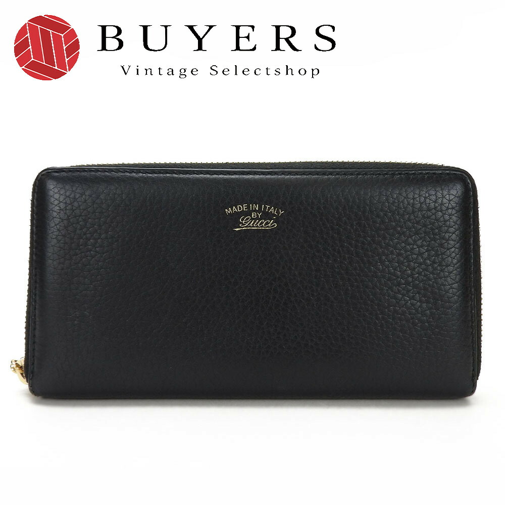 楽天市場】【中古】GUCCI ラウンドファスナー 長財布 ロゴ