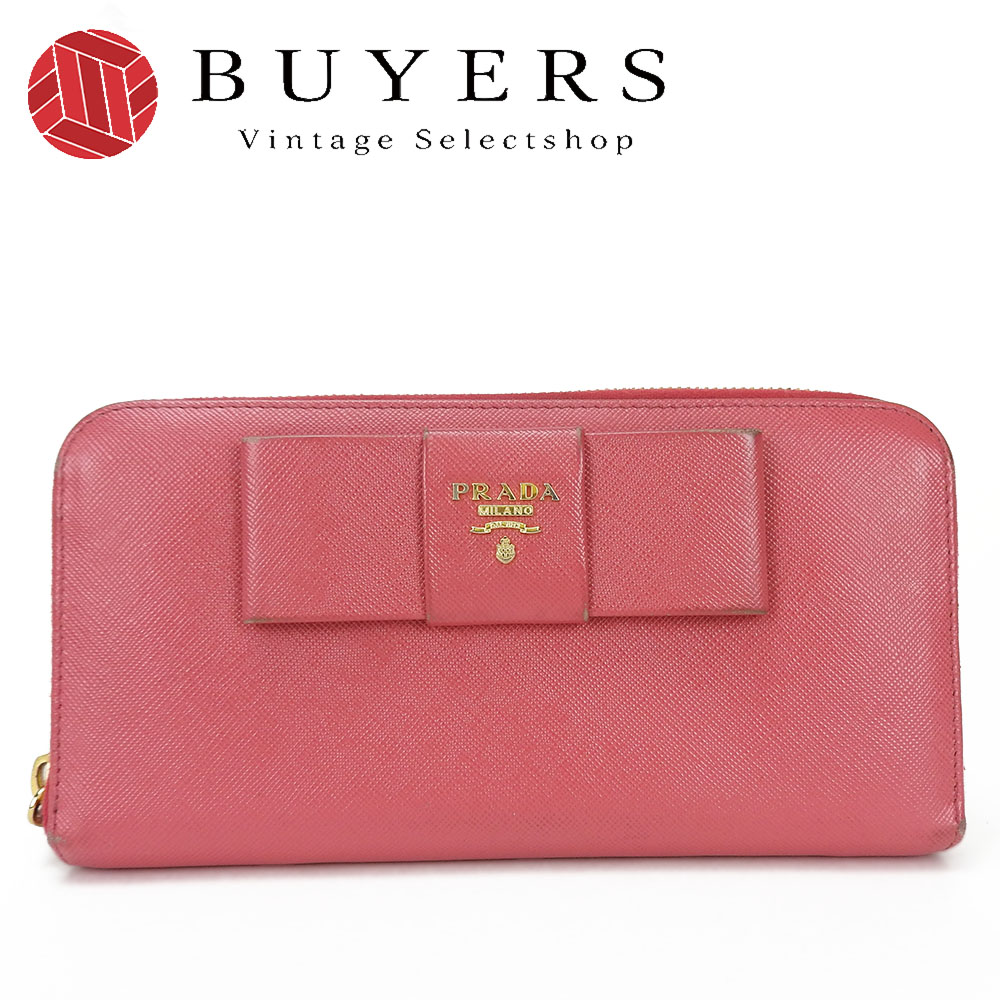 楽天市場】【中古】プラダ PRADA 1ML506 ラウンドファスナー長財布