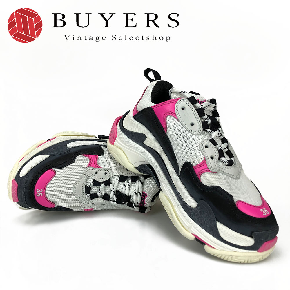 Q2046 新同 バレンシアガ トラック スリー スニーカー 楽天市場】美品 BALENCIAGA バレンシアガ TRACK トラック
