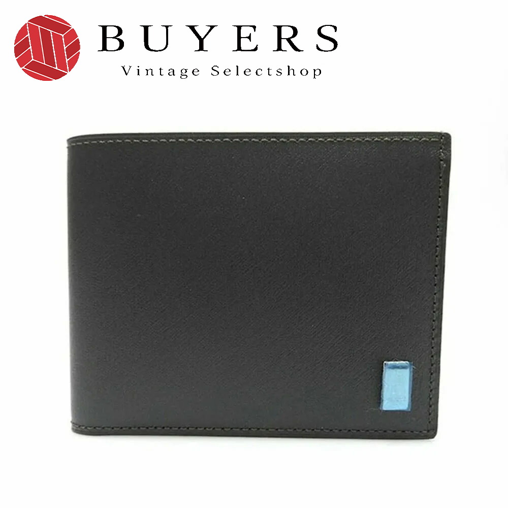 楽天市場】【中古】未使用 DUNHILL ダンヒル メンズ二つ折り財布