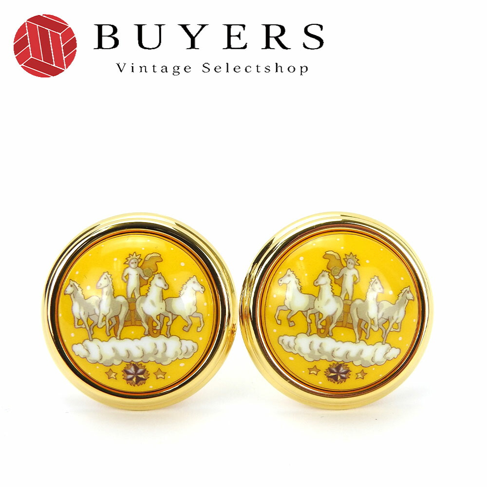 楽天市場】エルメス エマイユ 七宝焼き イヤリング ゴールド