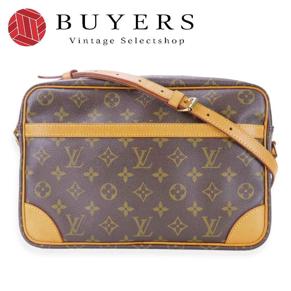 【最大限度50％OFF!百貨店SALE!】 【中古】 ルイ・ヴィトン ショルダーバッグ トロカデロ30 M51272 モノグラム ヌメ革 赤銅色 曲がった掛け 心地よい 普段使い走り レディース お上さん LOUIS VUITTON