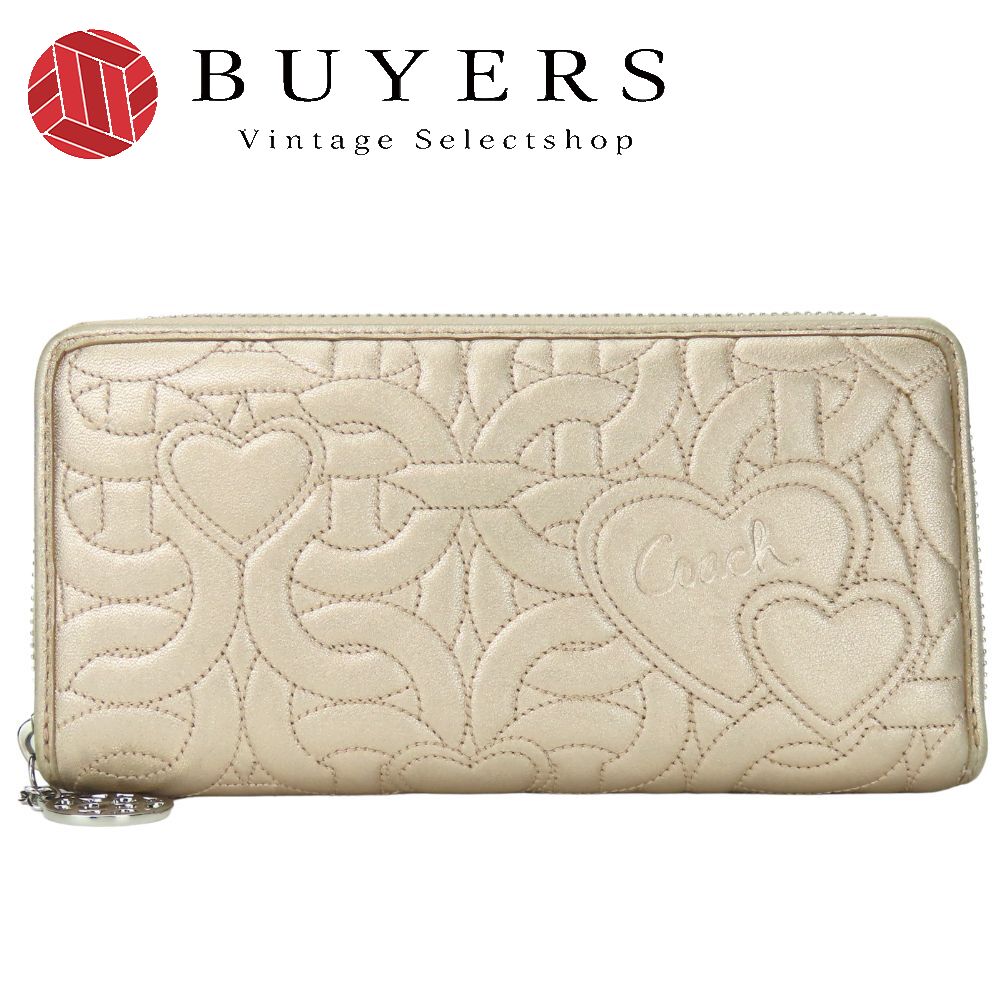 COACH 長財布 本物 中古 定価3万円程でした。レディース 楽天市場】コーチ COACH 長財布 メタリックピンク レザー