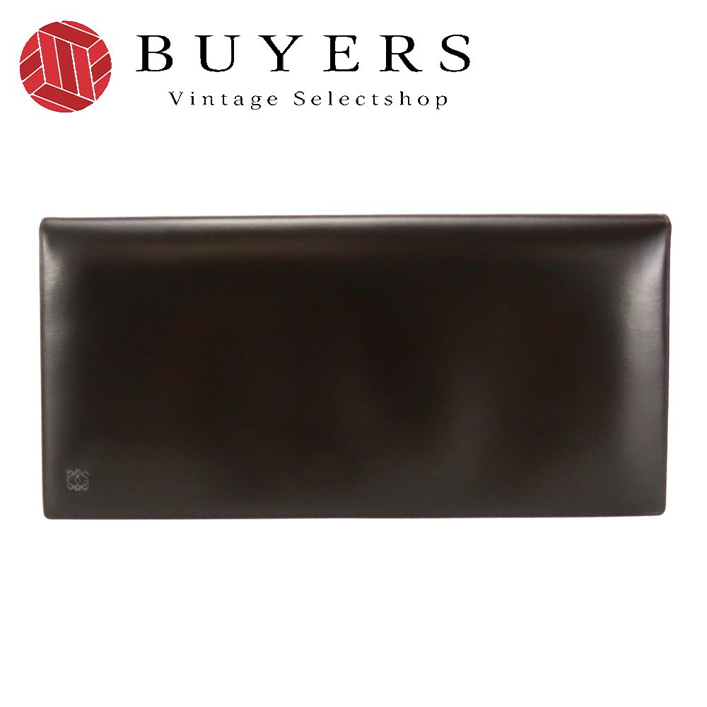 【未使用】LOEWE ブラック 長財布 LOEWE 美品 ロエベ メンズ ロングウォレット 長財布 ブラック 黒