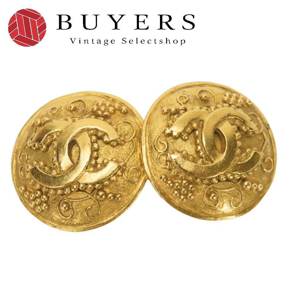 【中古】 シャネル イヤリング ココマーク メタル ゴールド メッキ アクセサリー 96A レディース 女性 CHANEL｜Vintage Selectshop BUYERS 38,610円