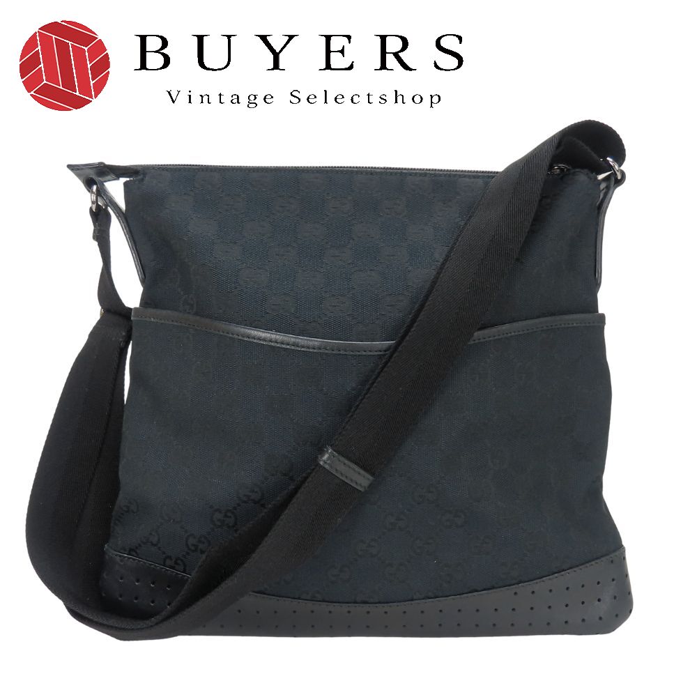 良品 グッチ ショルダーバッグ GG キャンバス レザー パンチング ブラック 楽天市場】【バッグ】GUCCI グッチ インターロッキングG