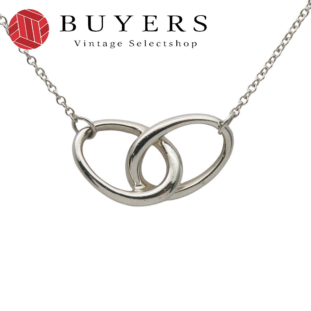 【極美品】Tiffany エルサペレッティ ダブルループ ネックレス 925 TIFFANY&Co.（ティファニー） ネックレス ダブルループ エルサ