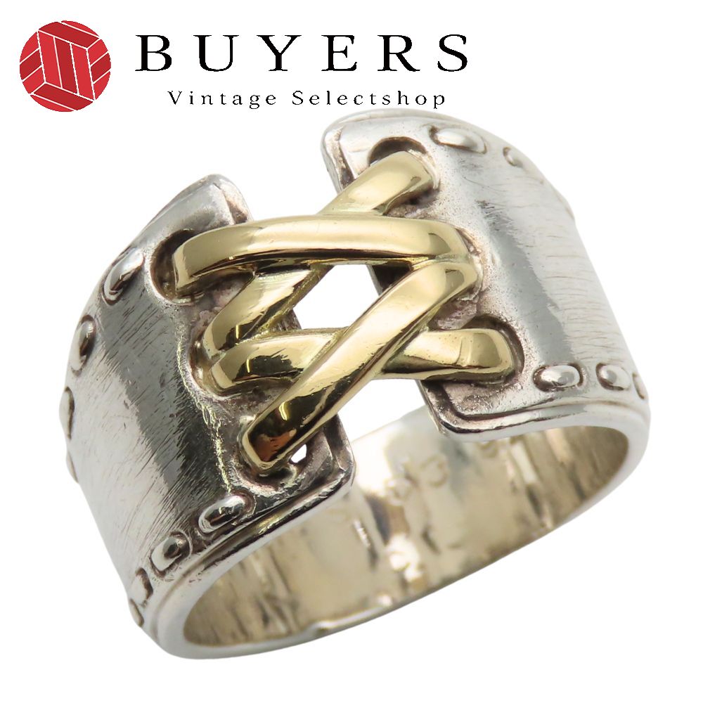 楽天市場】HERMES エルメス メキシコチェーンリング 2連チェーン