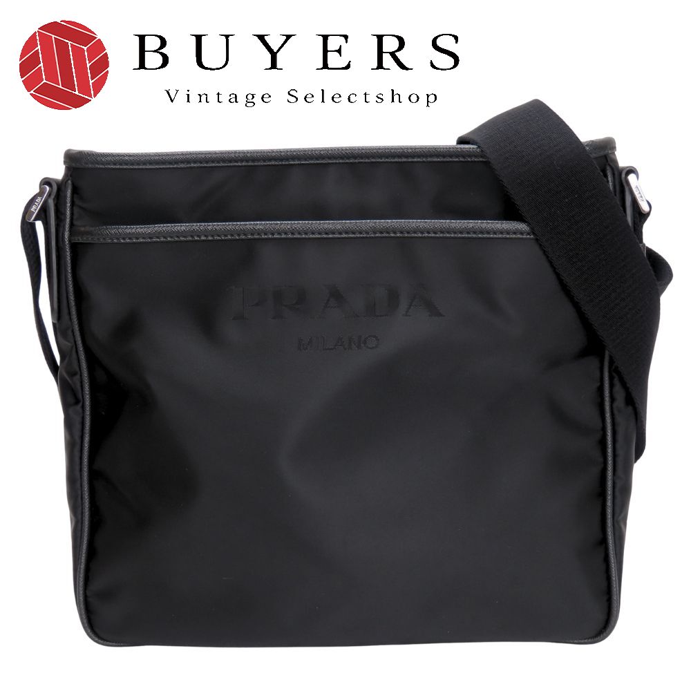 楽天市場】□極美品□ PRADA プラダ テスートナイロン×サフィアーノ