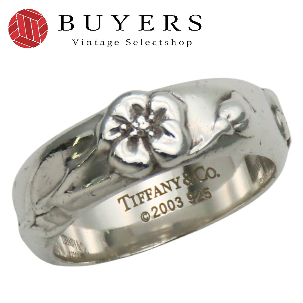 楽天市場】ティファニー フラワーモチーフ リング・指輪 シルバー