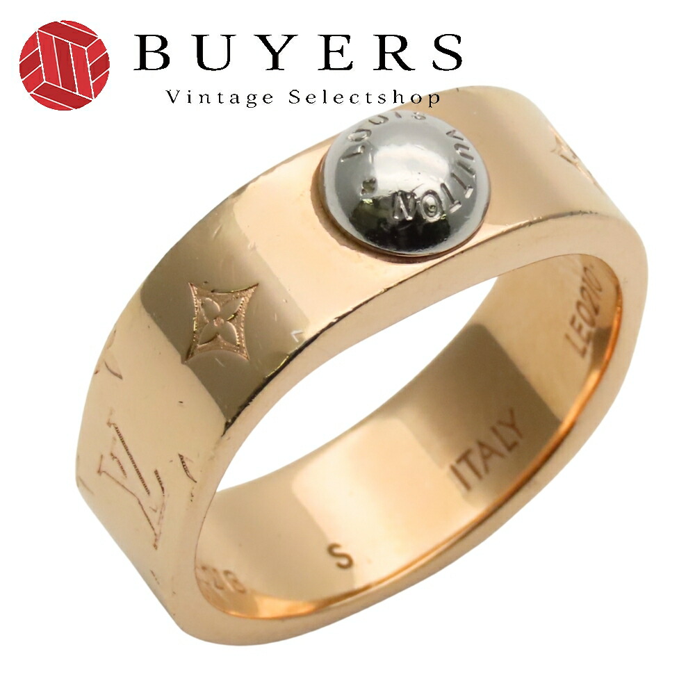 楽天市場】ルイヴィトン リング Louis Vuitton ナノグラム バーグ