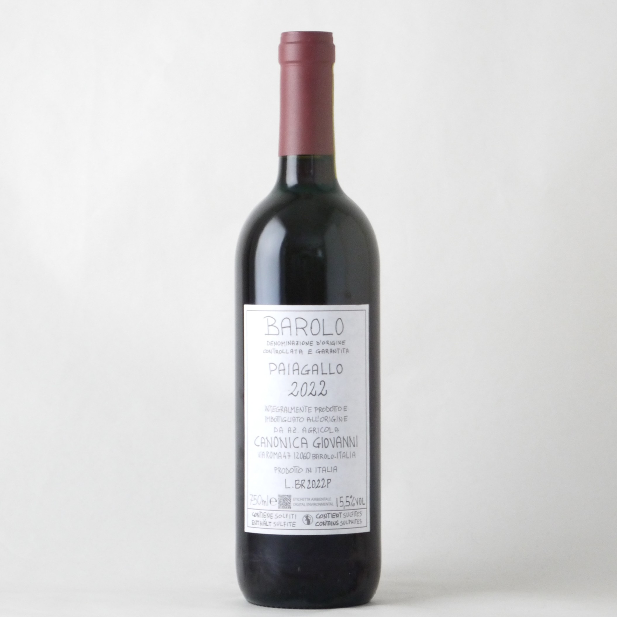 ジョヴァンニ・カノーニカ / バローロ パイアガッロ【2022】750ml|buzaemon店