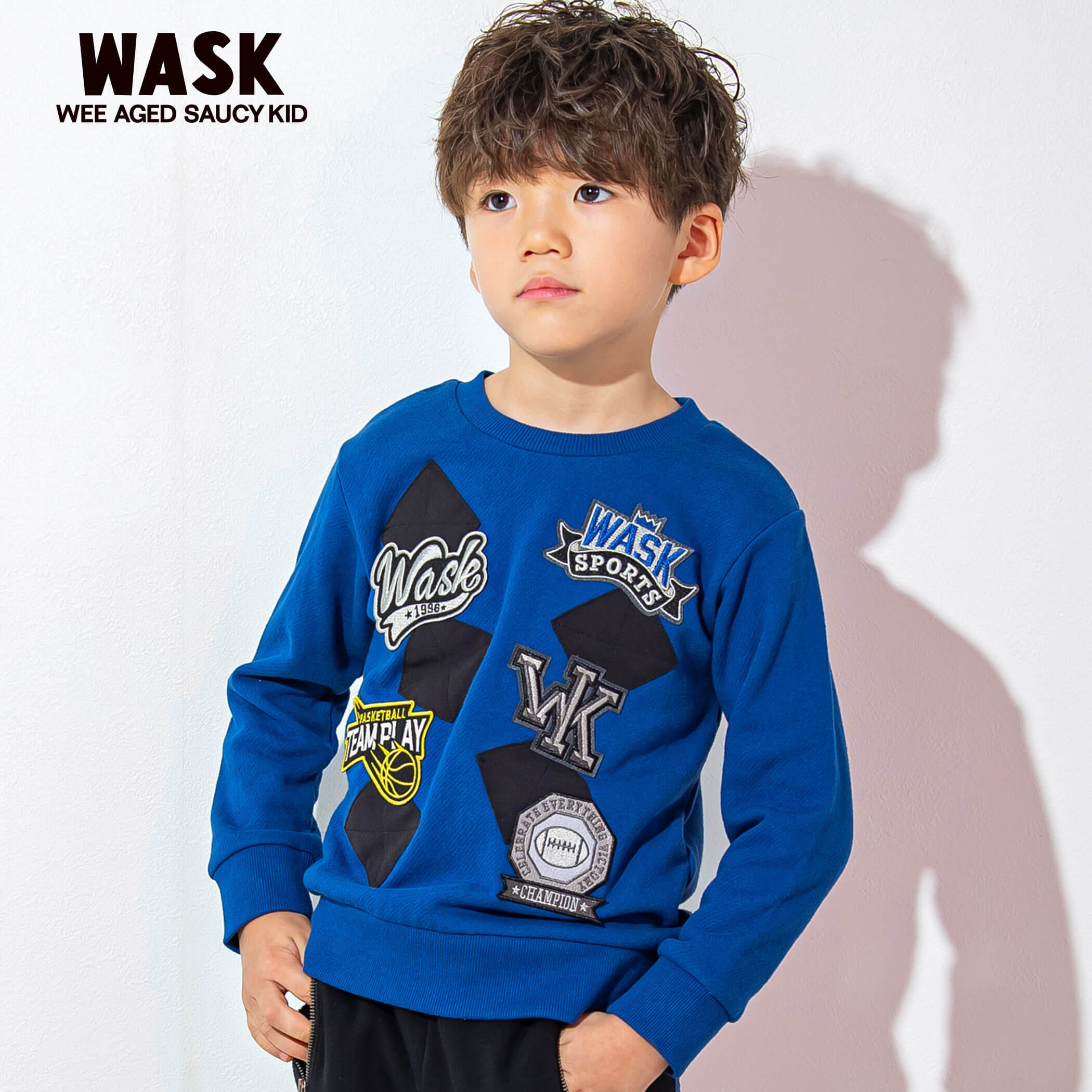 楽天市場】【60%OFF/セール】WASK（ワスク）「段染めパイルトレーナー