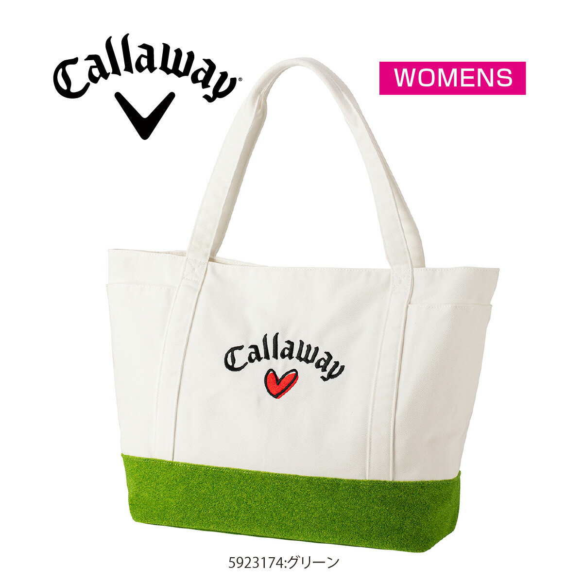 Callaway キャロウェイ ゴルフ 大判トートバッグ【ホワイト】新品！ Callaway キャロウェイ ゴルフ トートバッグ ラウンドバッグ