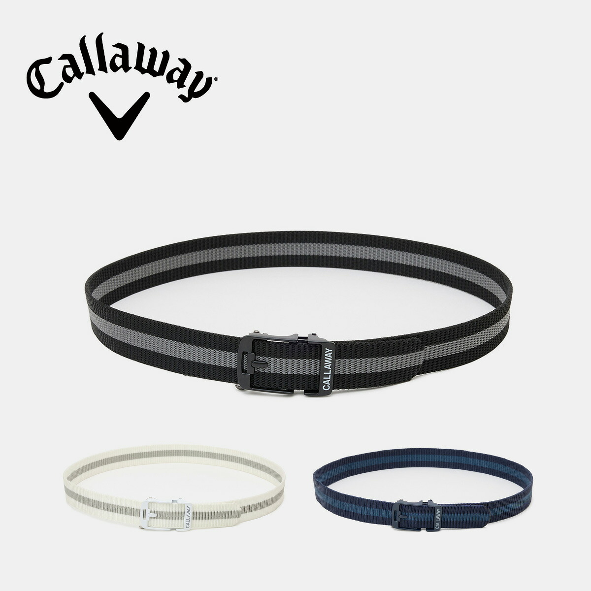 キャロウェイ 胴締め セレーションテープベルト C24192103 〈Callaway Golf キャロウェイゴルフ〉
