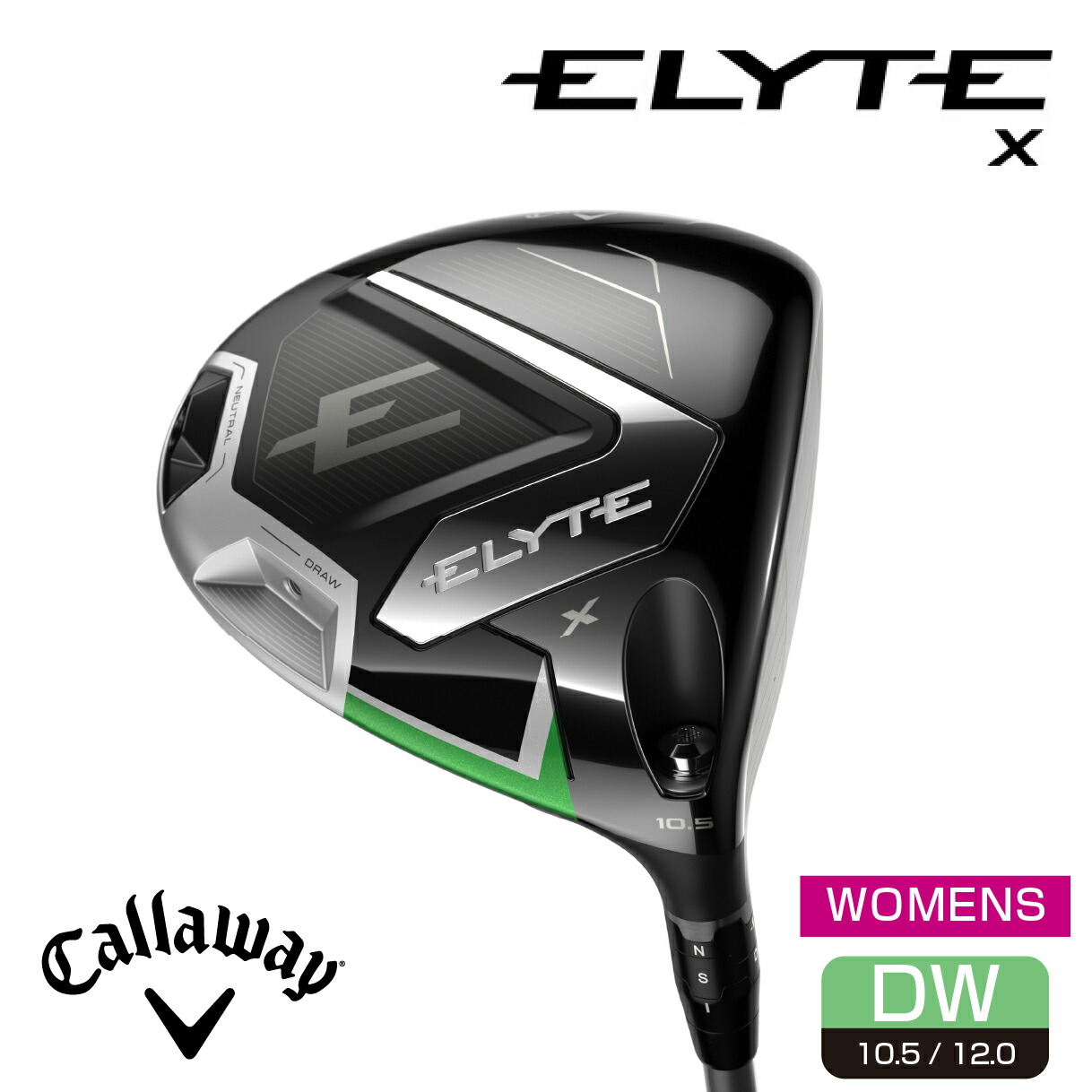 楽天市場】キャロウェイ レディース ELYTE X エリートX ドライバー LIN