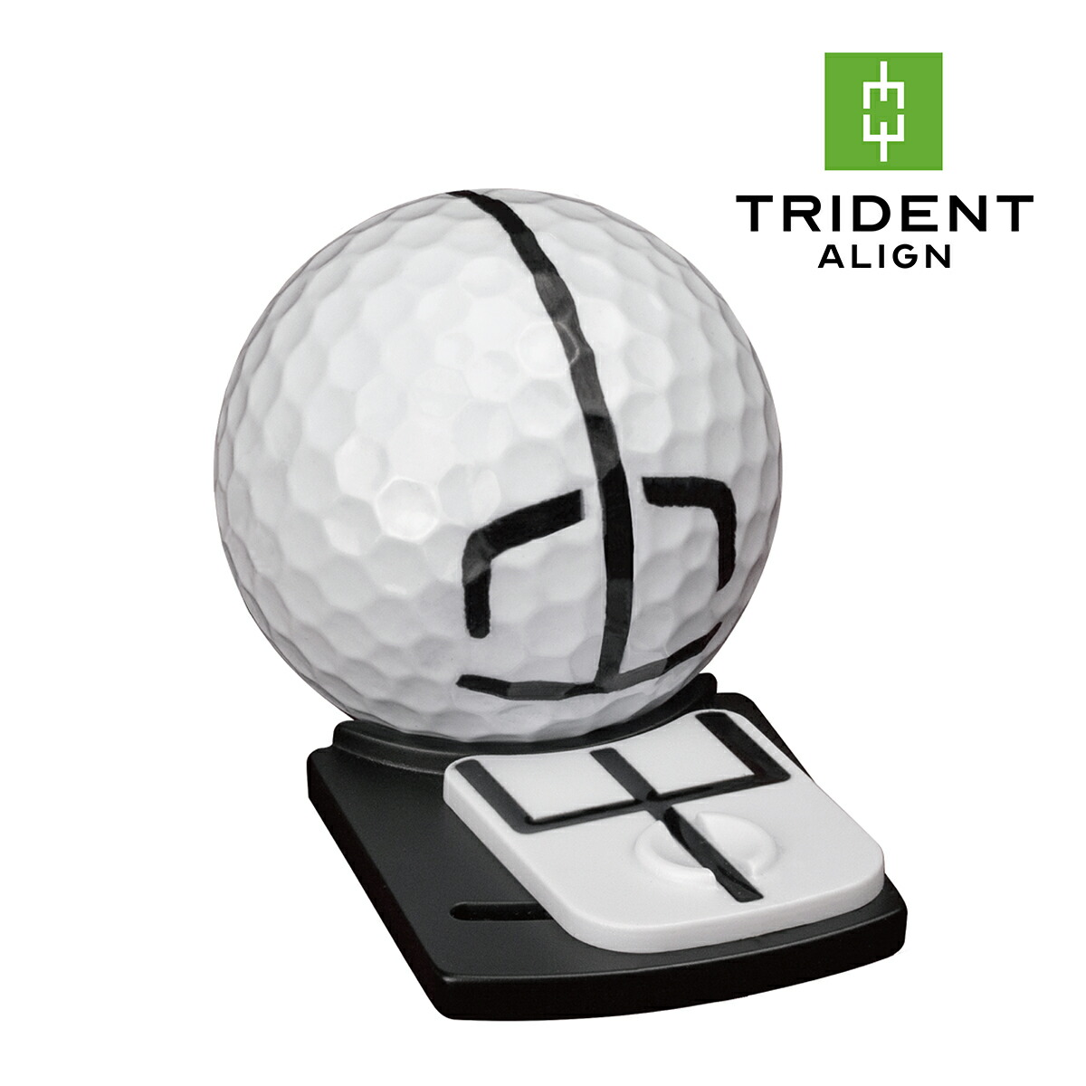 楽天市場 数量限定 バズゴルフ掲載商品 次世代ボールマーカーtrident Align トライデントアライン ラウンド用品 ボールマーカー パット上達 Buzz Shopping 楽天市場店
