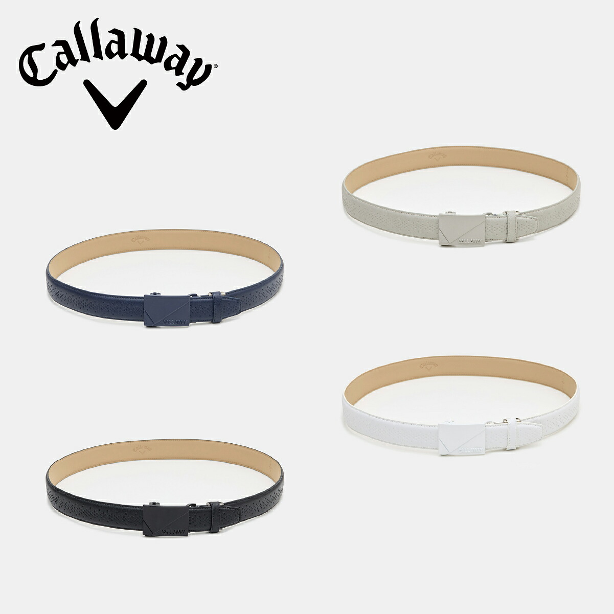 キャロウェイ ゴルフ ラウンド属具 胴締め セレーションベルト C25292102 メンズ模範例 〈Callaway Golf キャロウェイゴルフ〉 その他-メンズウェア