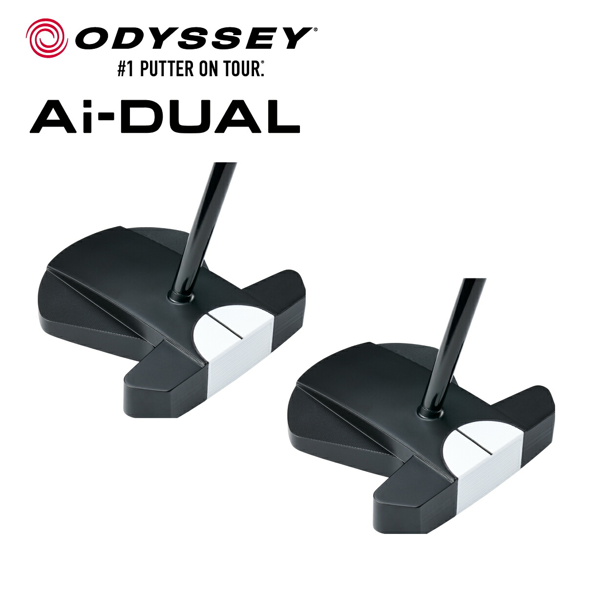 オデッセイ ゴルフパター エーアイ デュアル スクエアートゥースクエア マックス ハーフボール クルーザー Ai-DUAL Square 2 Square MAX 1/2 BALL CRUISER ODYSSEY 〈ODYSSEY オデッセイ〉｜BUZZ SHOPPING 店