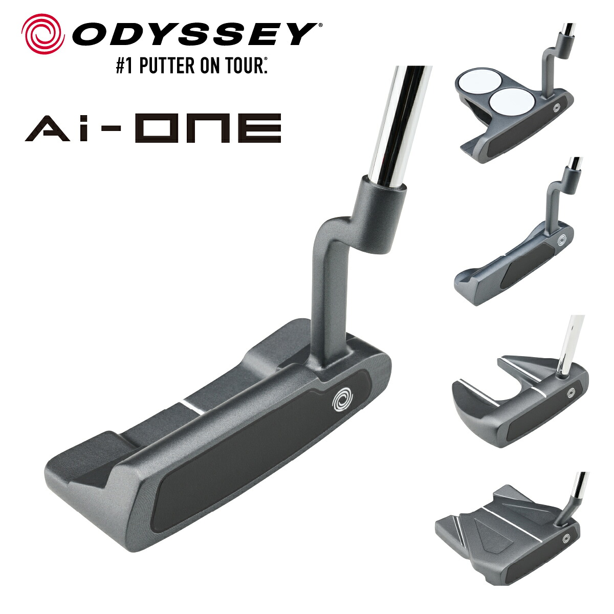 オデッセイ ゴルフパター ディーエフエックス バイ オデッセイ DFX BY ODYSSEY 〈ODYSSEY オデッセイ〉 右用 #1 CH・#1W CH・V-LINE FANG DB・#10 S・2-BALL BLADE CH