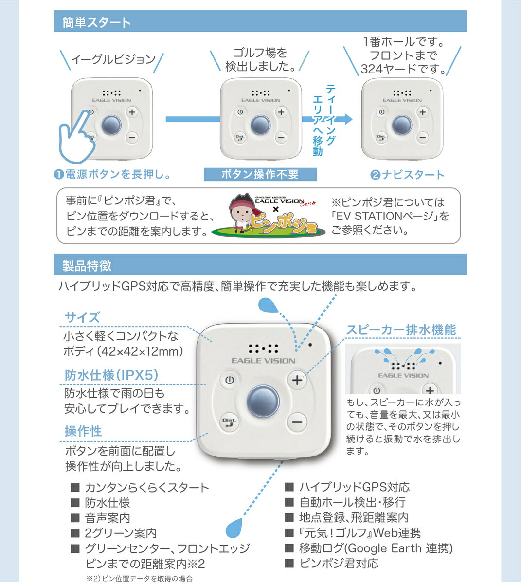 大注目人気殺到 Eagle Vision Voice3 超歓迎品質のいい