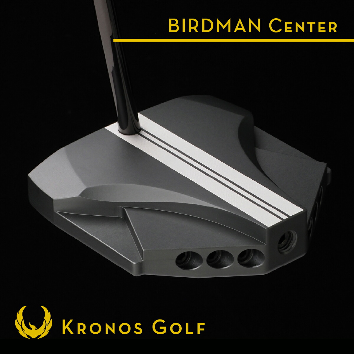 【当店在庫品】クロノスゴルフ ゴルフ バードマン BirdMan Centerセンター シャフト 長尺パター〈KRONOS GOLF〉 【パター 超精度 削り出し カーボンスチール】正規取扱店｜BUZZ SHOPPING 店 52,800円