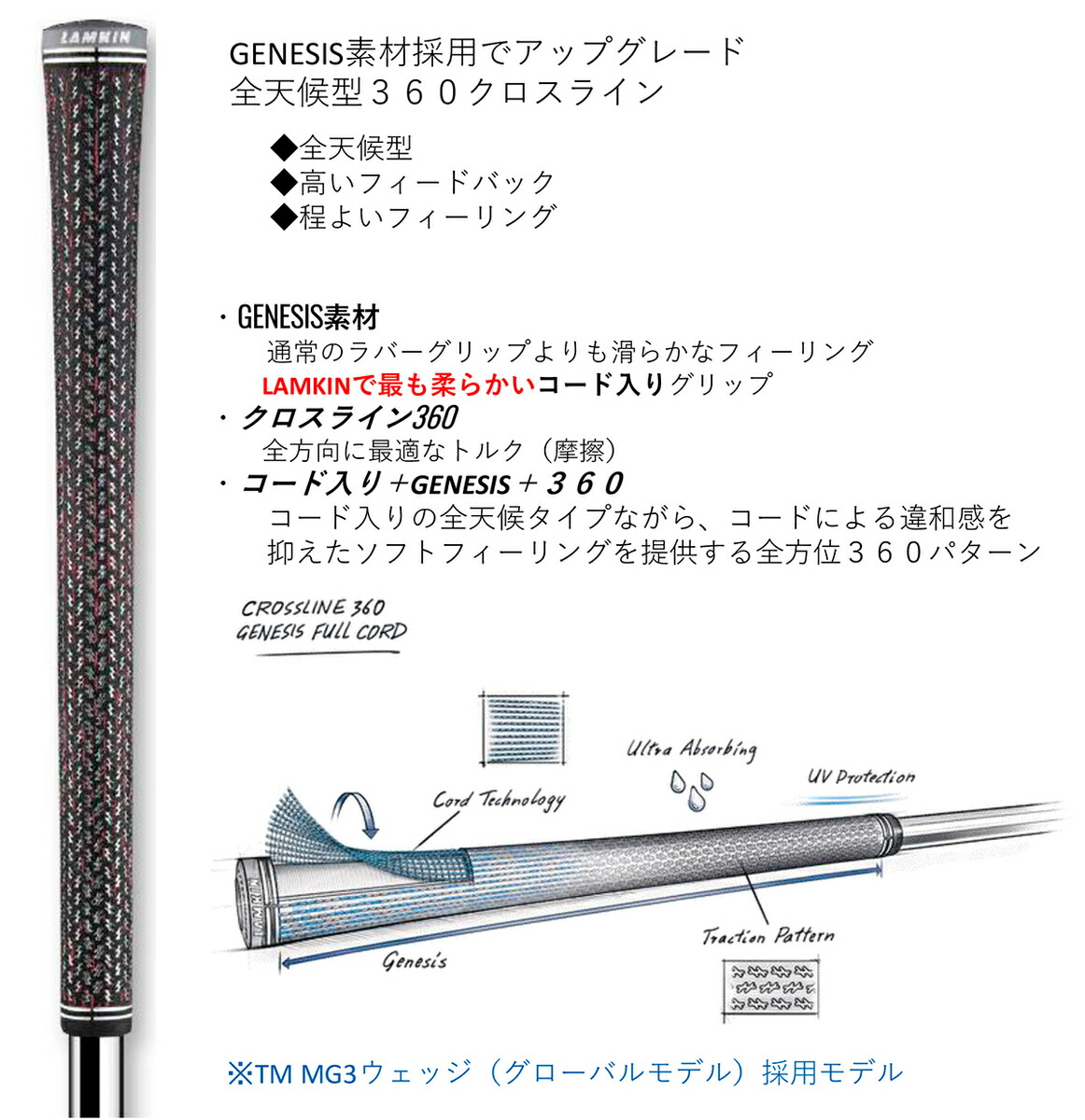 市場 LAMKIN GenesisFull Cordクロスライン360 ジェネシス 360 ラムキン Crossline