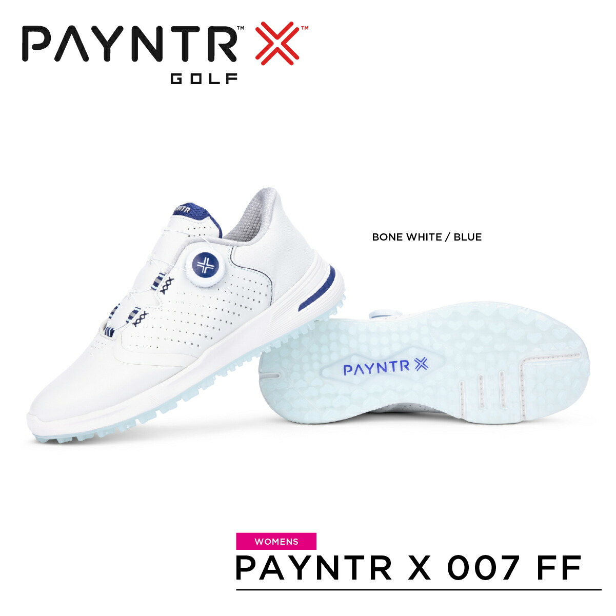 PAYNTR X 003 FF WO ゴルフシューズ ホワイト/ピンク　23.5 楽天市場】【レディース用】 ペインターゴルフ ゴルフシューズ