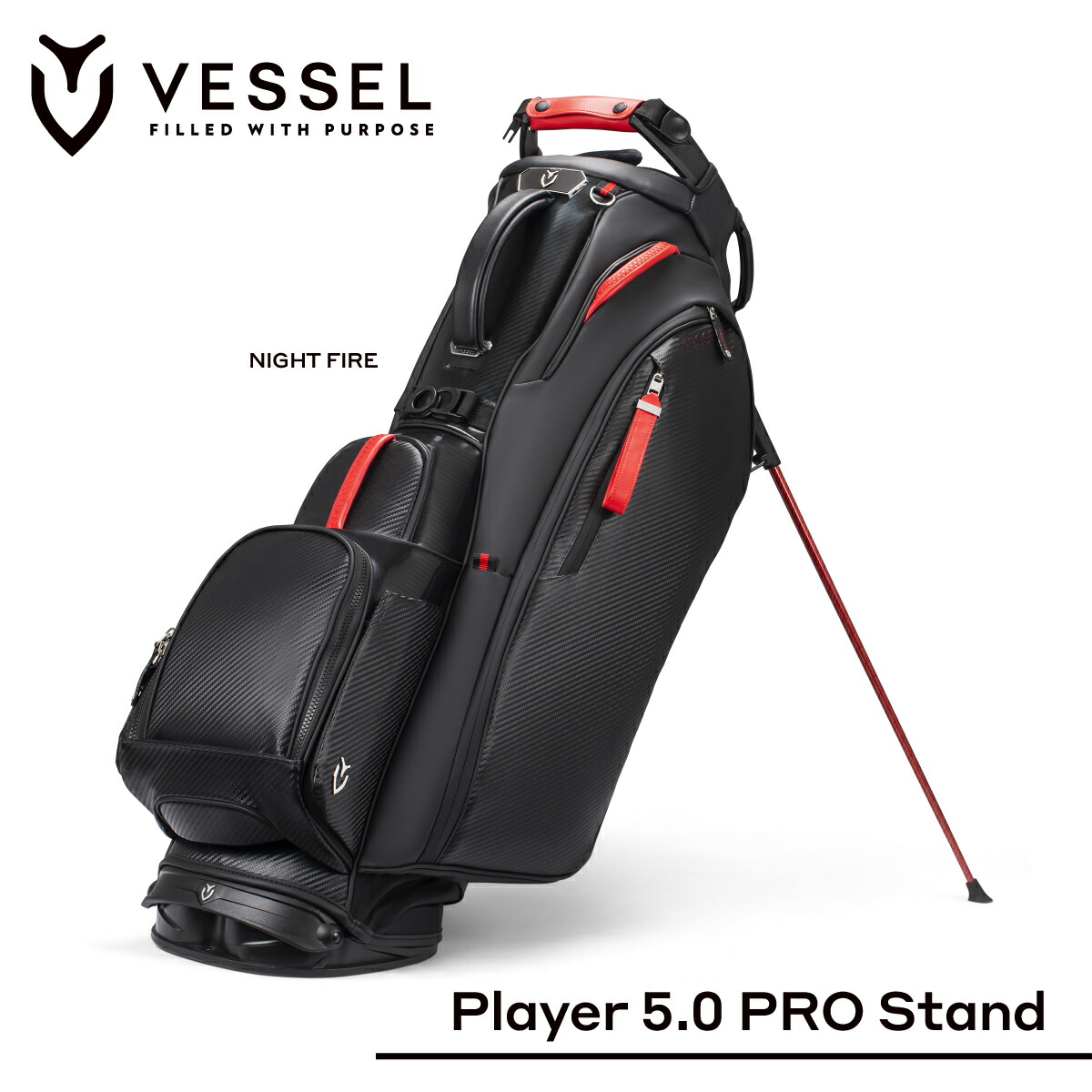 楽天市場】ベゼル VLX THE OPEN 150 限定 NV/WH キャディバッグ 7型