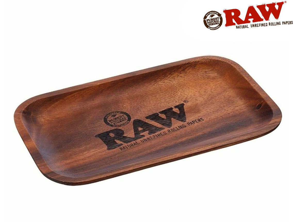 RAW WOODEN ROLLING TRAY ロウ ウッド ローリングトレイ